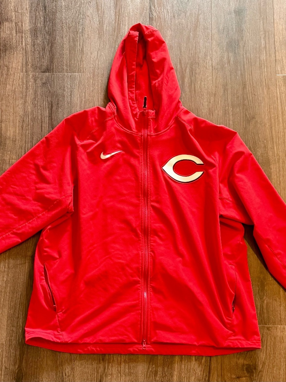 Nike Men's Cincinnati Reds Authentic Collection Performance Jacket - Red - 3XL